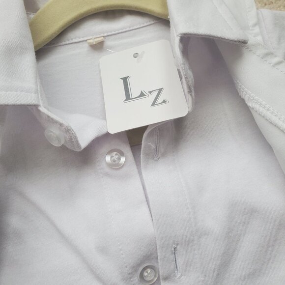 Laurenza's Éden Baptism Christening Off-White Romper Set with Bow-Tie SZ 3-6M - Picture 10 of 14